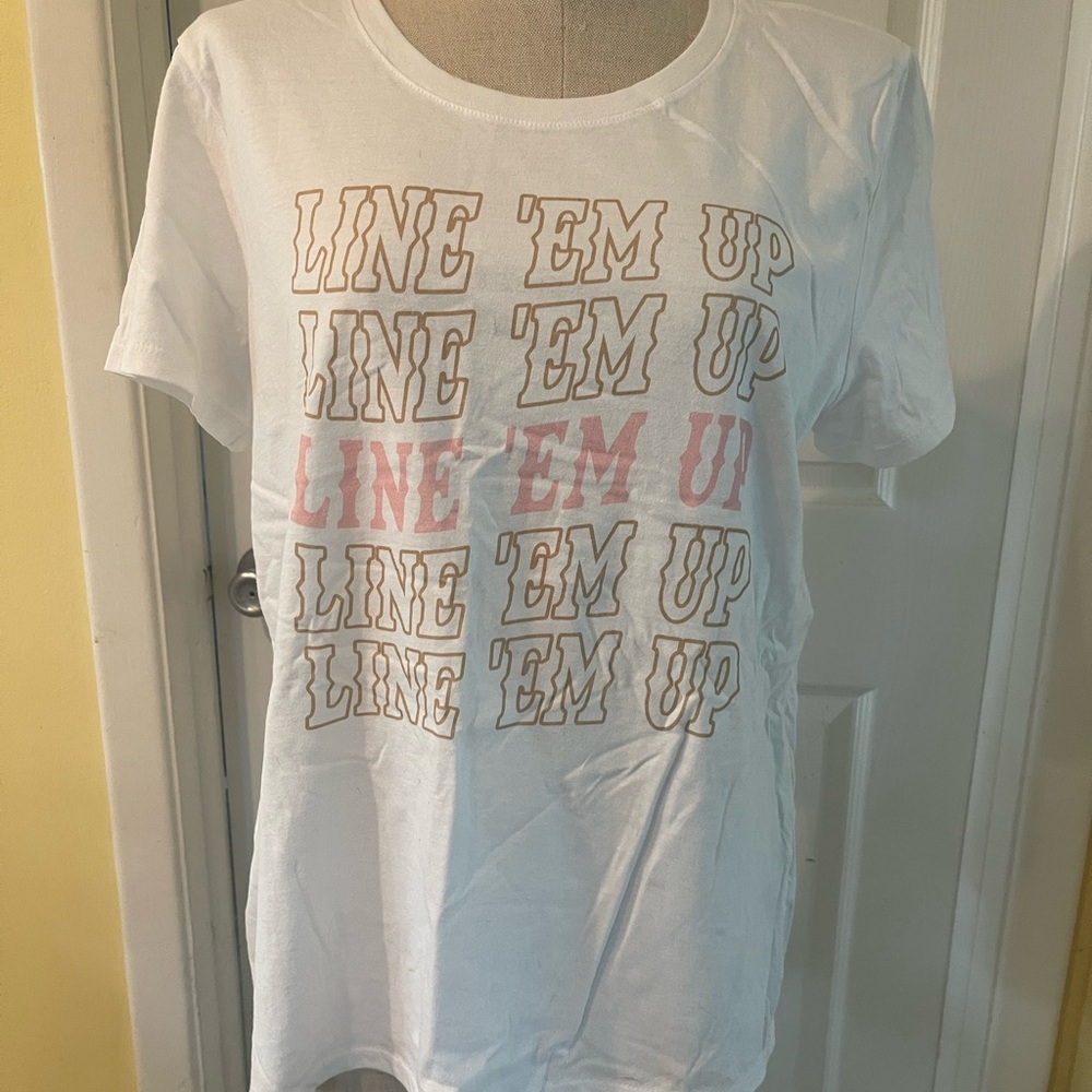 Morgan Wallen Short Sleeve Line Em Up T-shirt - Size Large